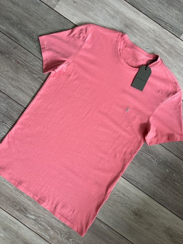 ALL SAINTS SORBET PINK "TONIC" S/S CREW LOGO T-SHIRT TOP - SMALL - NEW & TAGS - Picture 11 of 11