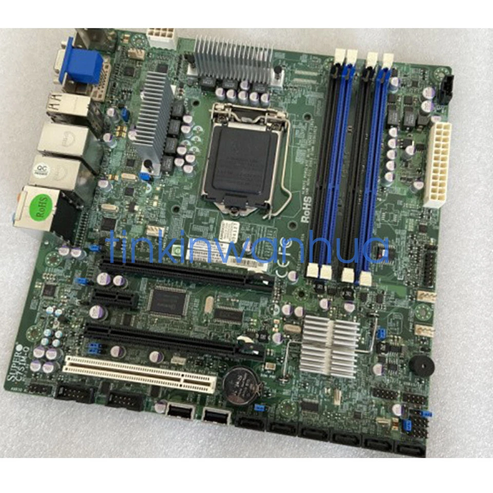 For Supermicro C7SIM-Q Single Socket LGA-1156 DDR3 Micro-ATX Motherboard - Image 3 of 4