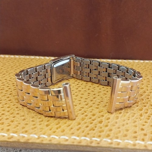 5/8" 10k Rose Gold-Filled Speidel USA Corsair Classic 1950s Vintage Watch Band - Picture 6 of 7
