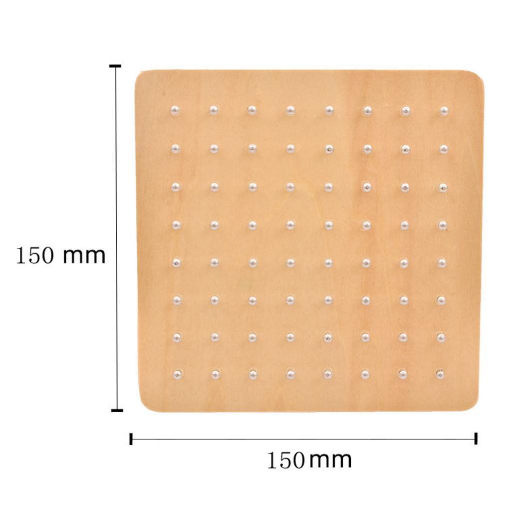 Wooden nails math chart chart block montessori toy toys for children ebay