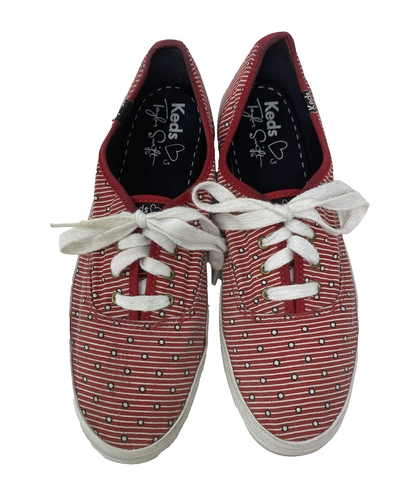 Baskets à lacets pour femmes Taylor Swift Red Polka Dot taille 9,5 KEDS - Photo 9/9