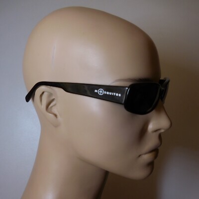Paar Vintage Sonnenbrille Erwachsenenmode Damen Herren MOSQUITOS BICHE schwarz N8444