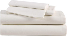 - Queen Sheets, Cotton Flannel Bedding Set, Brushed for Extra Softness, Cozy Hom