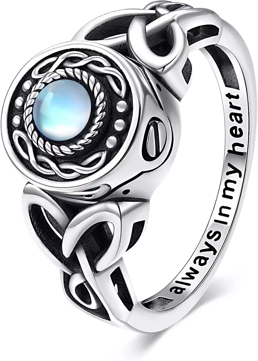 Heart cremation shop ring