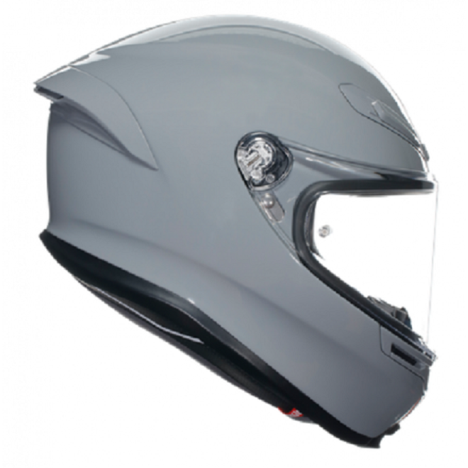 Full-Face Fiber Motorcycle AGV K6 S GREY Nardo Grey Helmet Ece