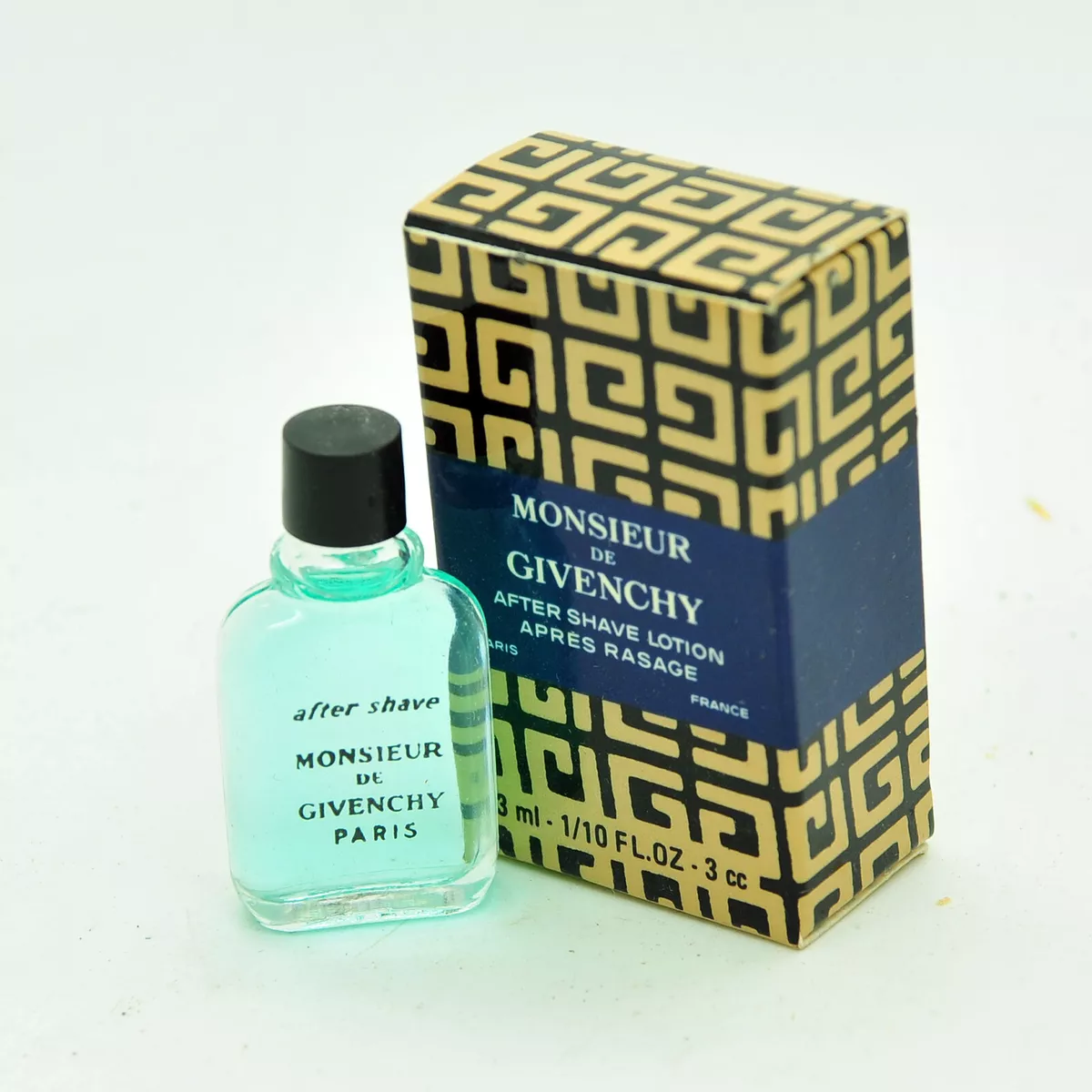 Vintage Monsieur de Givenchy 3 ml aftershave miniature old formula