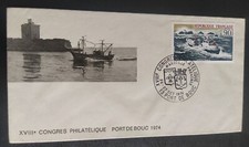 Enveloppe premier jour Timbre N° 1791 Oblitéré Port de Bouc 1974