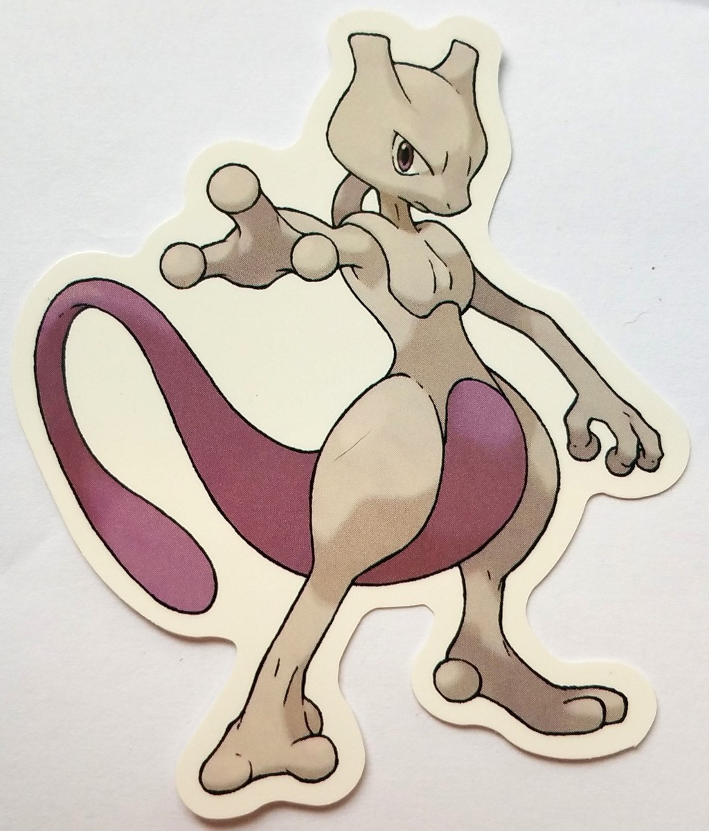 Mewtwo Legendary Pokemon Pokemon Vinyl Sticker