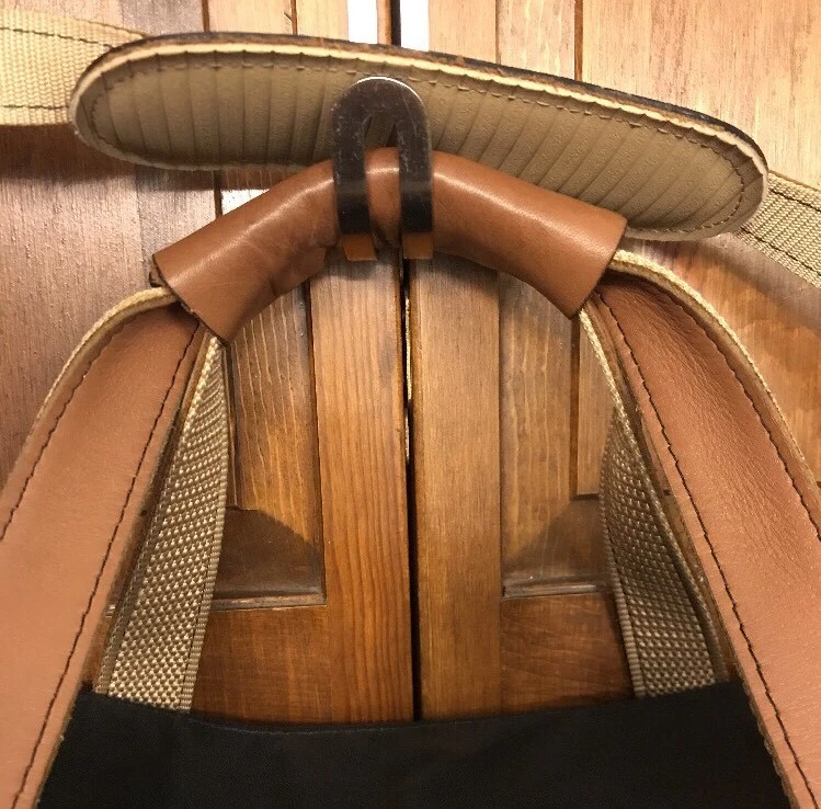 Bolso Boyt Runaways Negro Nylon Marrón Cuero Lona Fin de Semana Equipaje de Mano Hecho en EE. UU. 18 Foto 4 de 4