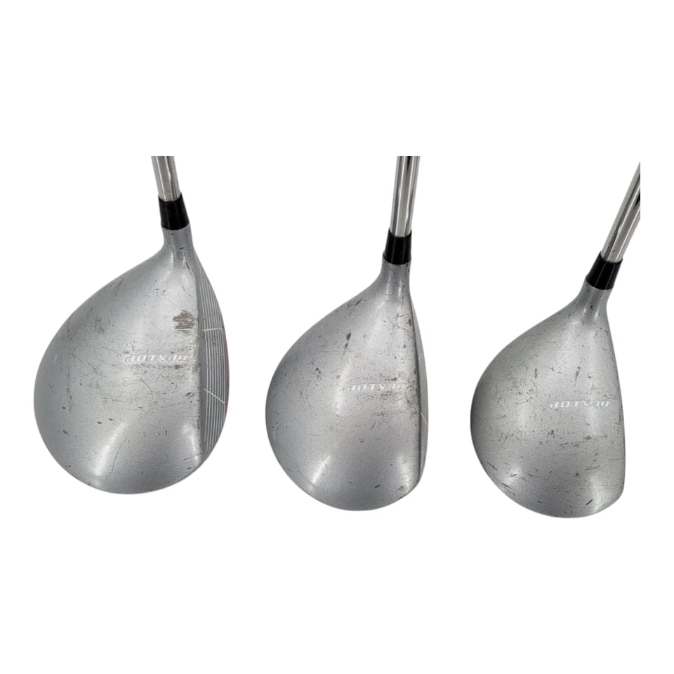 Dunlop Solution Gran Tamaño Damas Derecha Driver 3 5 Madera Acero Eje Empuñadura Paquete Foto 3 de 4