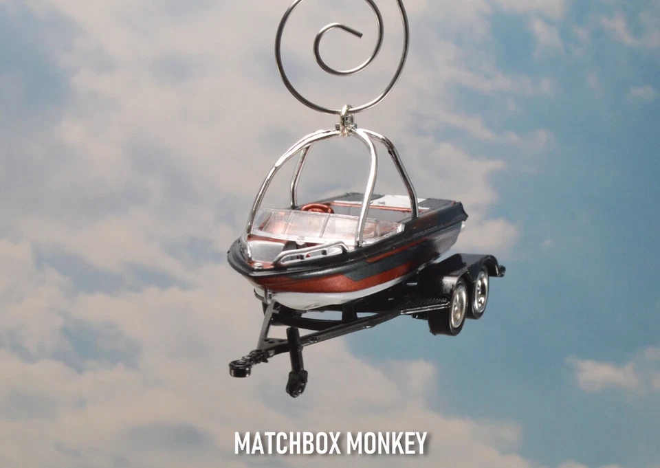 Waterski Wakebord Boat Christmas Ornament Mastercraft Moomba Supra Water Ski - Image 3 of 4