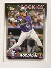 2024 TOPPS HUNTER GOODMAN #432 ROOKIE 1B COLORADO ROCKIES BASEBALL CARD