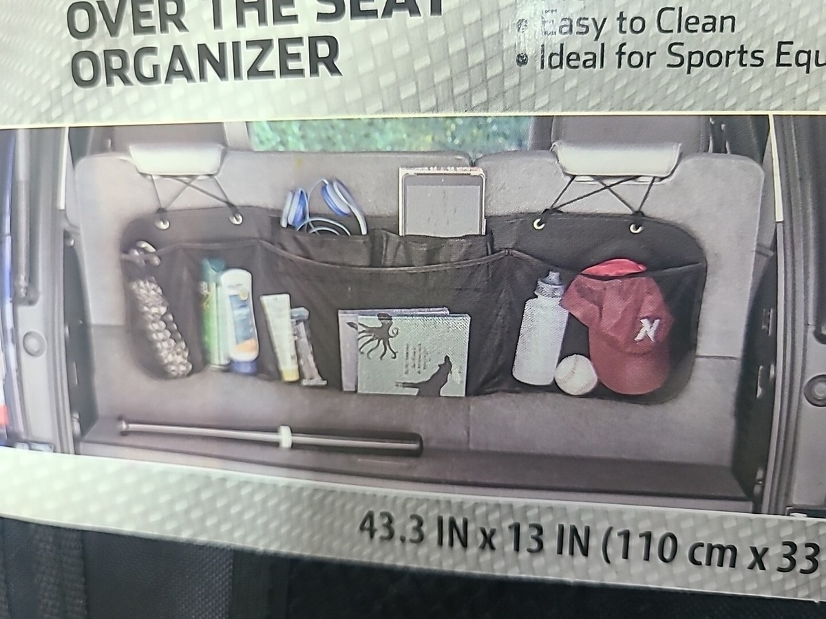 Car Backseat Trunk Organizer Pocket Holder Bag Kids Toy Kick Mat