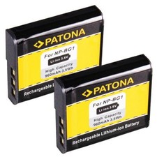 2x Batteria Patona NP-BG1 per Sony DSC-H90,DSC-HX10,DSC-HX10V,DSC-HX20,DSC-HX20V