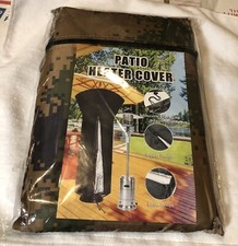 Outdoor Patio Heater Cover Standup 89" tall X 33" X 19"  Camouflage Zippered NEW