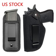 Tactical IWB OWB Right/Left Hand Pistol Holster with MOLLE Single Magazine Pouch