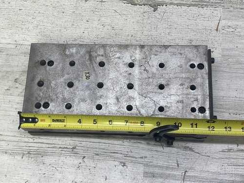 Sine Plate Adjustable 6” X 12” With 18 Tapped Holes Nice - Picture 12 of 14