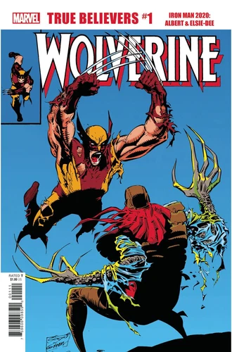 TRUE BELIEVERS IRON MAN 2020 ALBERT & ELSIE-DEE 1 REPRINTS WOLVERINE 37 1988