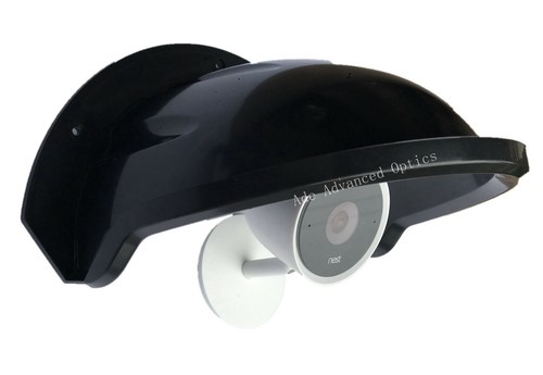 2er Pack! Sonnenschutz Abdeckung für Nest IQ/Ring/Arlo/Kuppel/Kugel Außenkamera - SCHWARZ - Bild 1 von 10