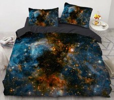 3D Shining Stars ZHUB901 Bed Pillowcases Quilt Duvet Cover Queen King Amy