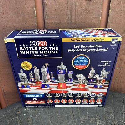 BulbHead 2020 Battle For The White House Chess Set Democrats VS Republicans NEW