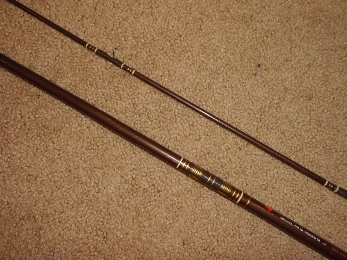 トローリング 竿 Big Bennly 50LBS GLASS MODEL Vintage BERKLEY Tri-Sport Tubular Glass Fly 8' Rod | eBay