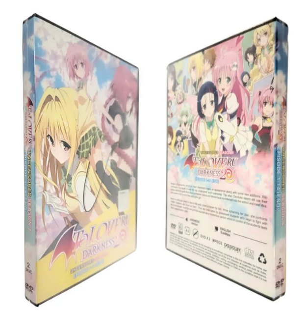 ANIME, TO LOVE RU Season 1-4 Episodes 64+19 Ovas(Uncensored Version),  8DVD