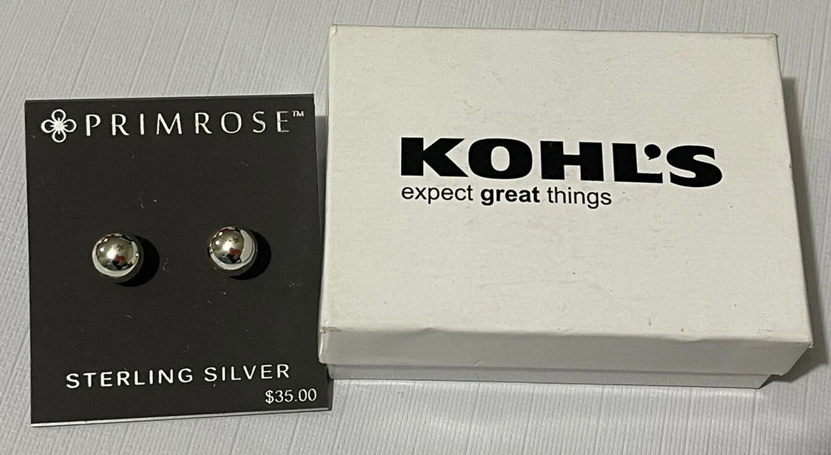 NEW Primrose Sterling Silver 925 Medium Stud Earrings from Kohl s 35