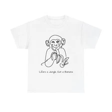 Cheeky Monkey - Unisex Cotton T-Shirt
