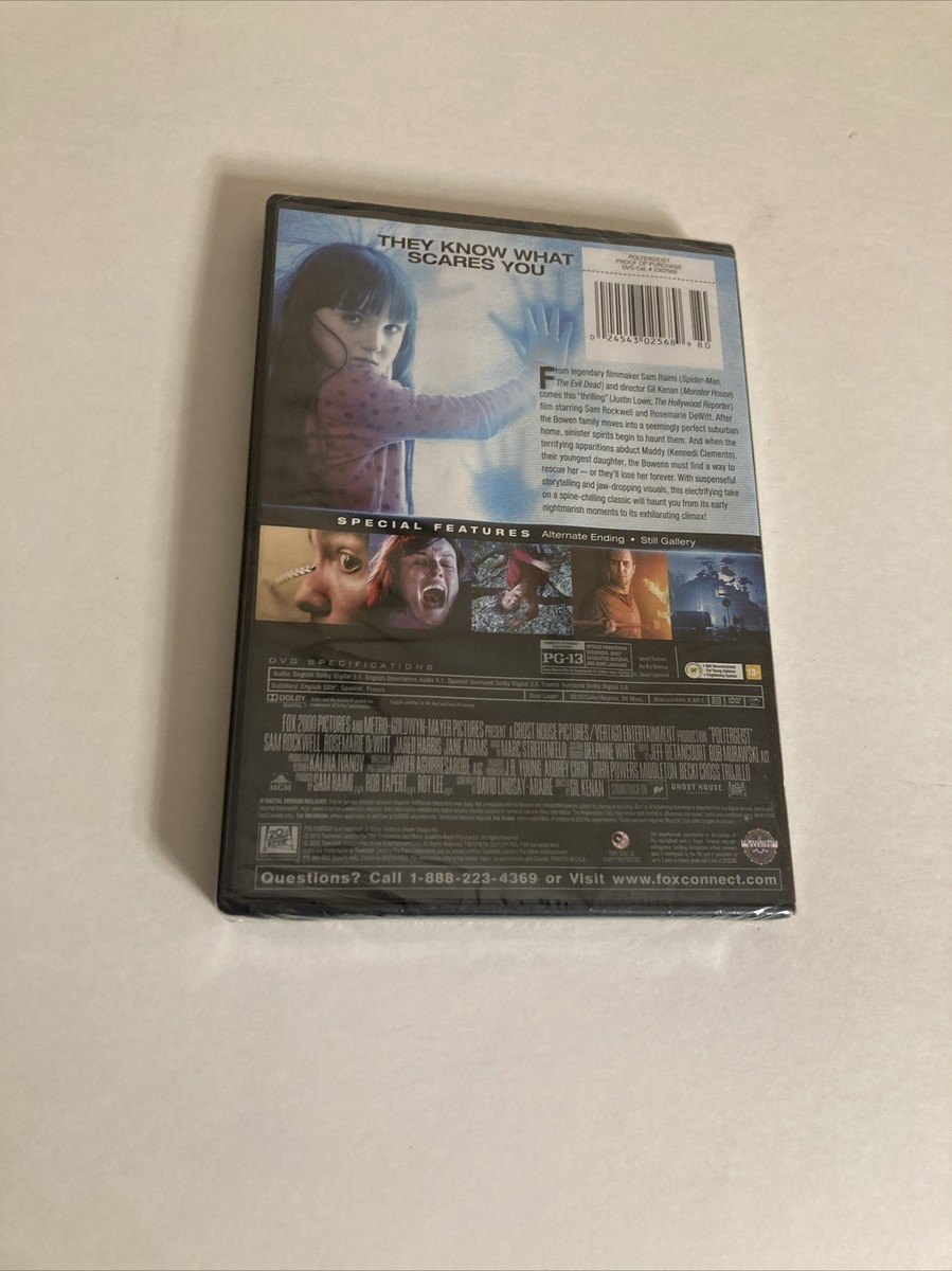 Poltergeist DVD Widescreen Sam Rockwell 2015 Horror Movie (NEW