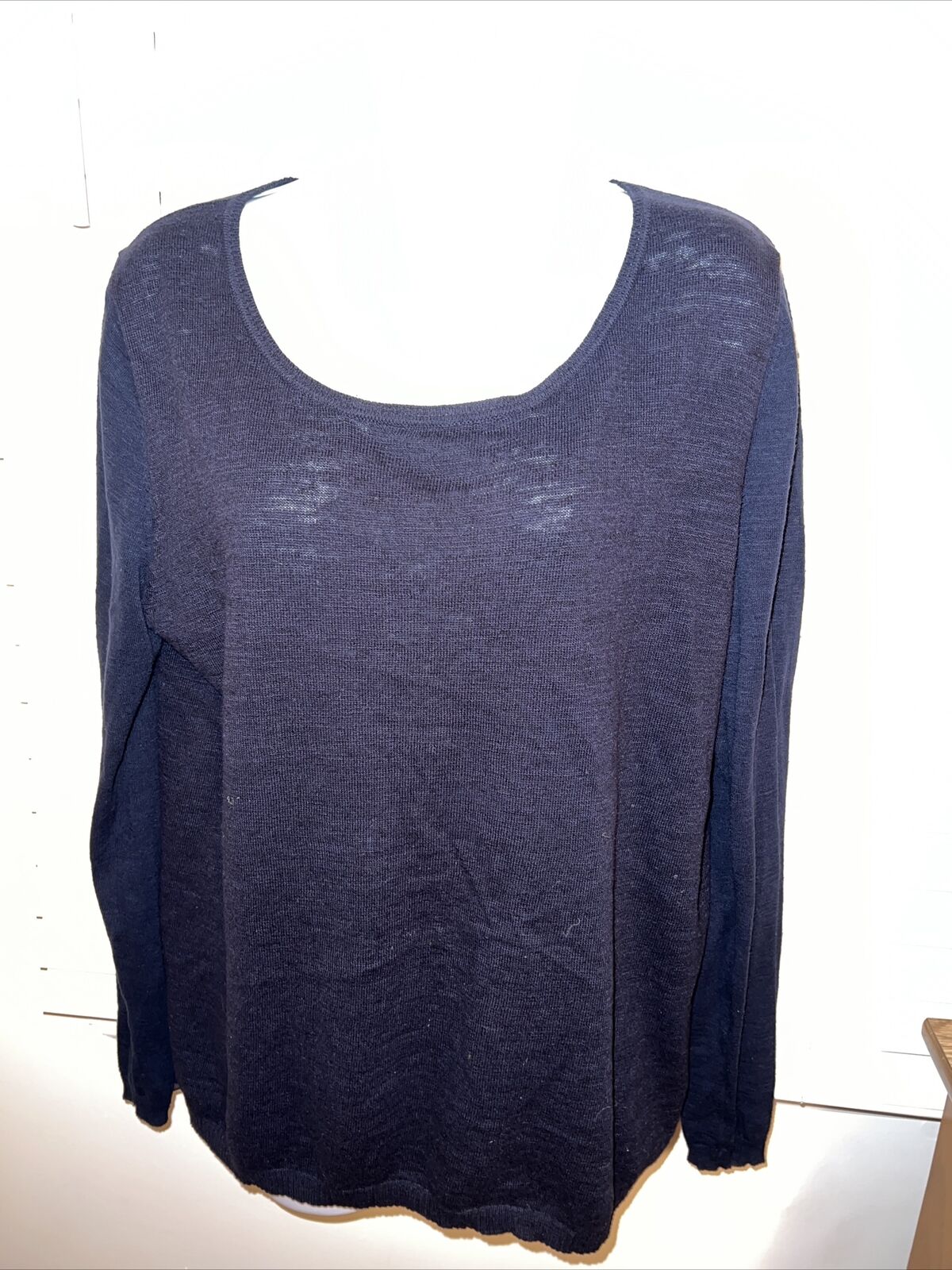 Sandro Paris Women's Navy Blue Blend Sweater Size… - image 1