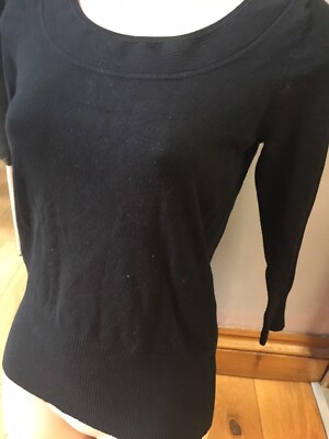 Ladies Black Petite Collection Soft Jumper Debenhams Size 6 Petite | eBay