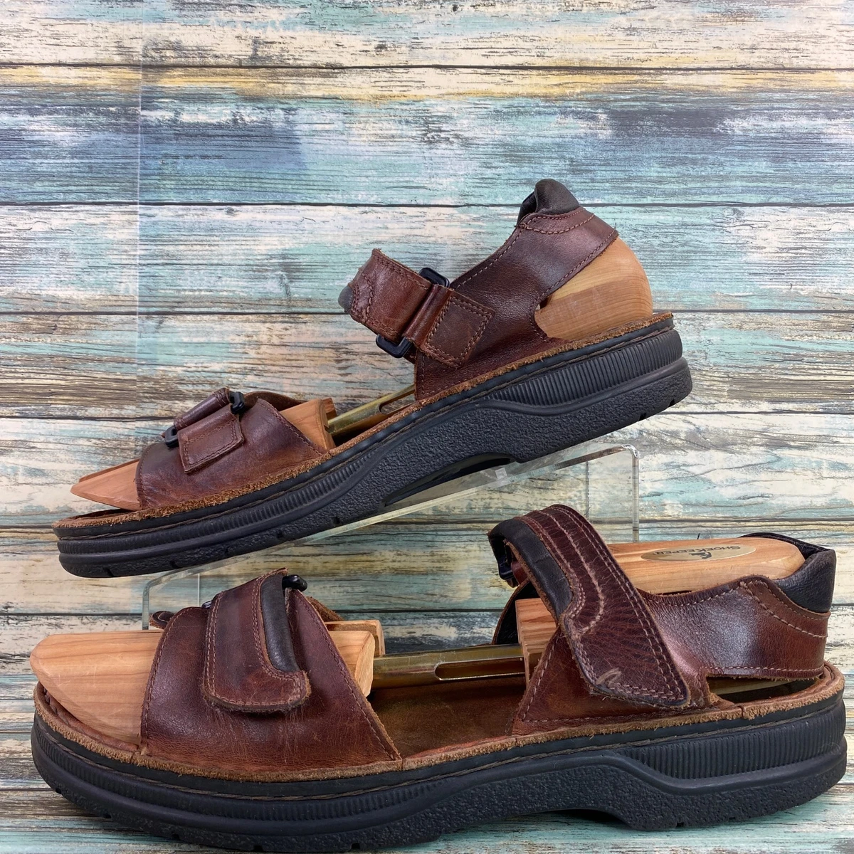Naot Lappland Mens Size 13M Brown Leather Sandals eBay