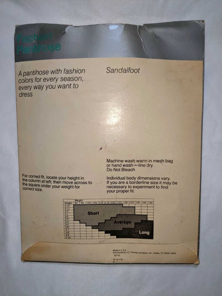 Pantimedias de colección JCPenney ancho control espiga superior promedio castaño Foto 4 de 4