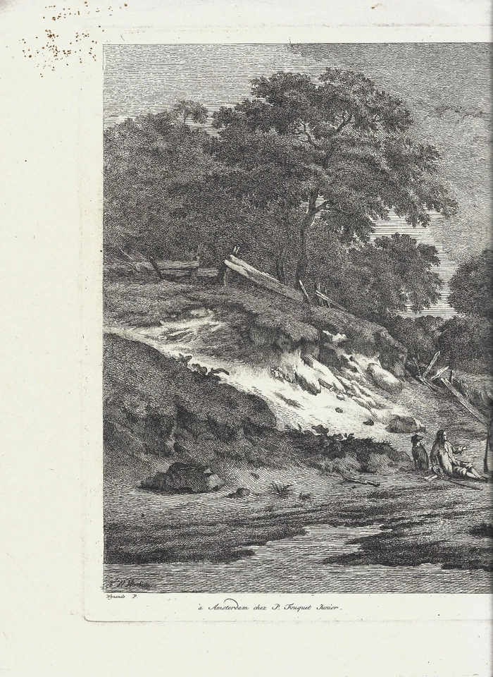 Chasse WYNANTS MUSCULUS FOUQUÉ BASSAN gravure ancienne chasseurs et leurs chiens - Photo 2/4