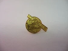 Rare Vintage GTE SPACENET Gold Tone Advertising Lapel Service Pin Tie Tack