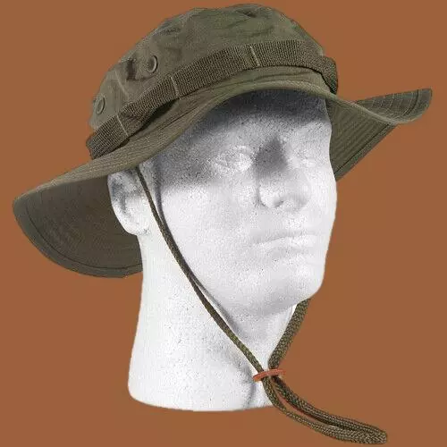 OD Green Jungle Boonie Hat Type II Tropical U.S Military NYCO