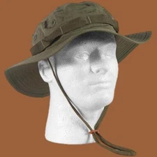 OD Green Jungle Boonie Hat Type II Tropical U.S Military NYCO Ripstop USA Made