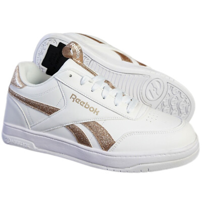 Heelys Reebok CL Court Low Schuhe mit Rollen Rollschuhe Sneaker Heely Weiß NEU