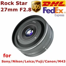 Astrhori 27mm F2.8 Wide Angle MF Lens For Sony/Nikon/Leica/Fuji/Canon/Sigma/M43