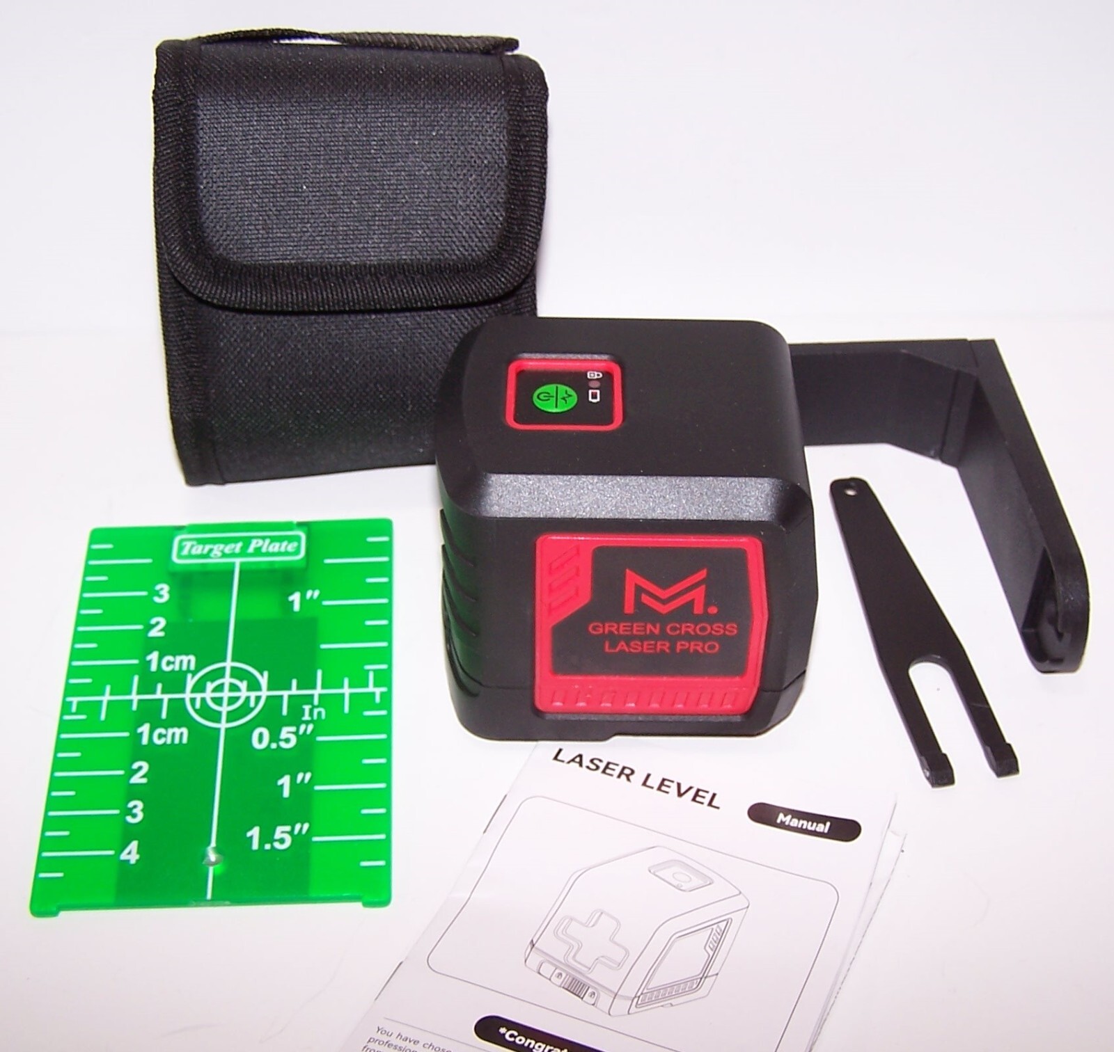 Motovera LL-T2 Black Red 100 Feet Self-Measuring Level Laser