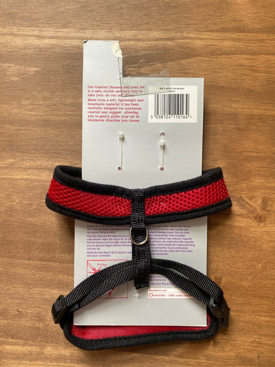 Pet at Home Cat Comfort Harness Lead Set for sale online UK
