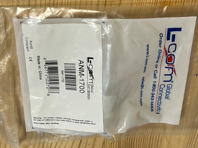 L-COM Type N Male Crimp for RG58,195-Series Cable ANM-1700