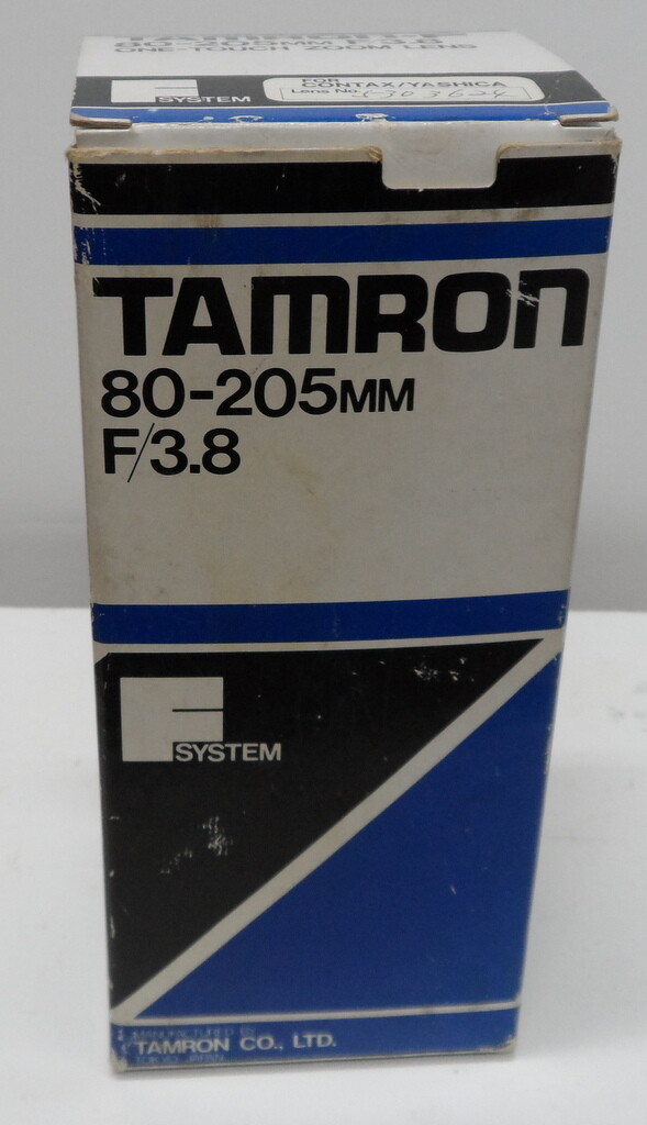 TAMRON-F 80-205MM F/3.8 ZOOM LENS FOR CONTAX/YASHICA | eBay