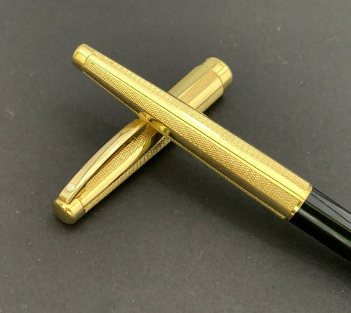 928 Lady Sheaffer Gold Plated Fountain Pen Interupted Barleycorn 14K gold nib - Picture 7 of 11