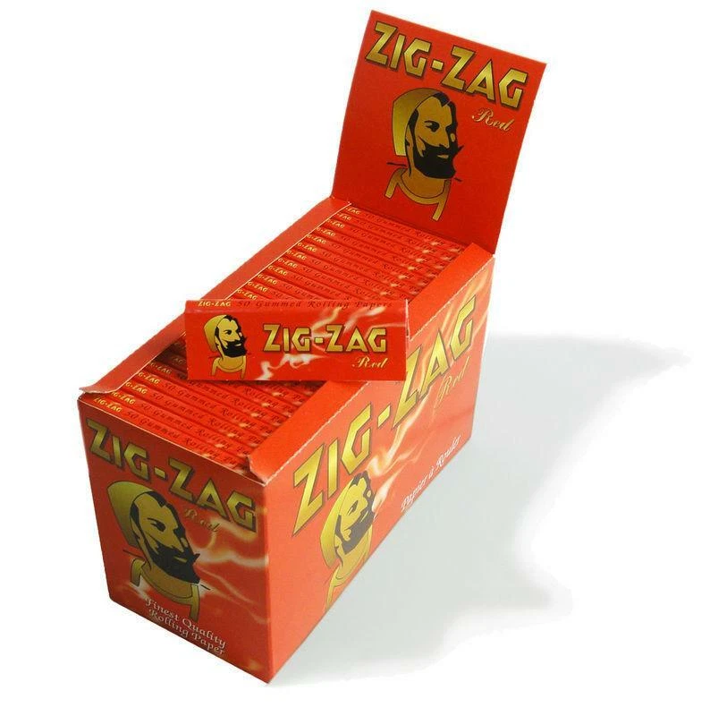 Zig Zag Rolling Papers Red Box Of 100 Booklets