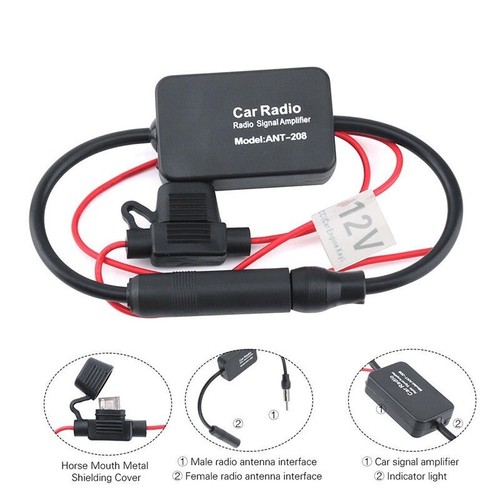 F86 Plain 12V Car Car Radio Antenna Amplifier AM/FM Antenna Signal Amplifier - Picture 13 of 19