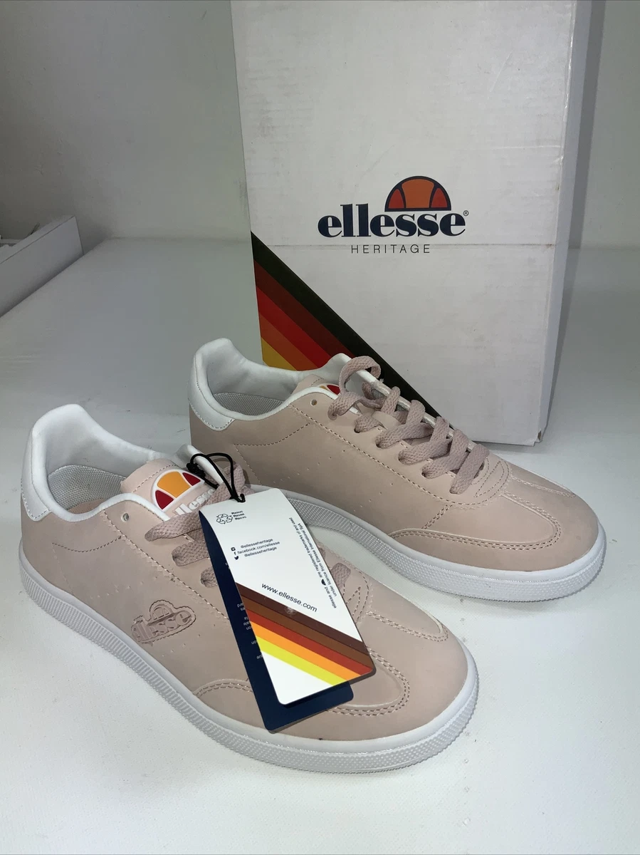 verkoper krekel ~ kant Ellesse Napoli Nude Pink Sneakers Trainers Shoes Size UK4 New In Box | eBay