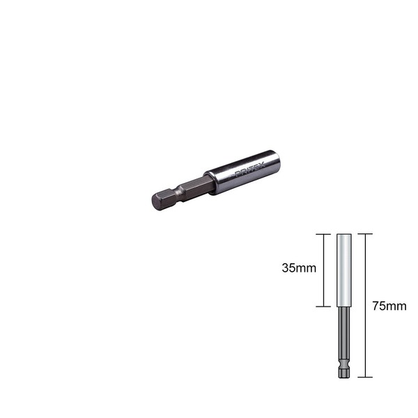 Magnet Bithalter 10 StüCk 75 Mm Lang Bitaufnahme 1/4 Zoll Bit Bits Magnetisch-image