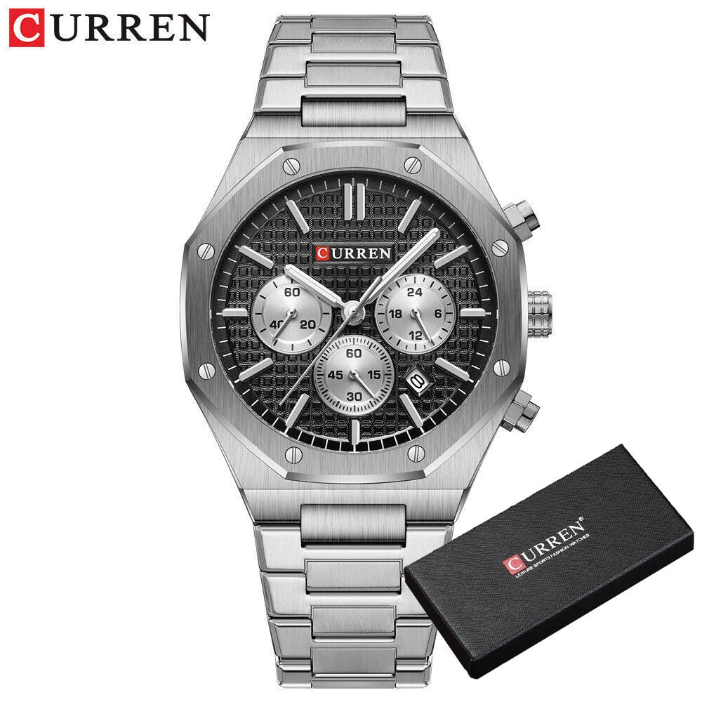 silver black w box